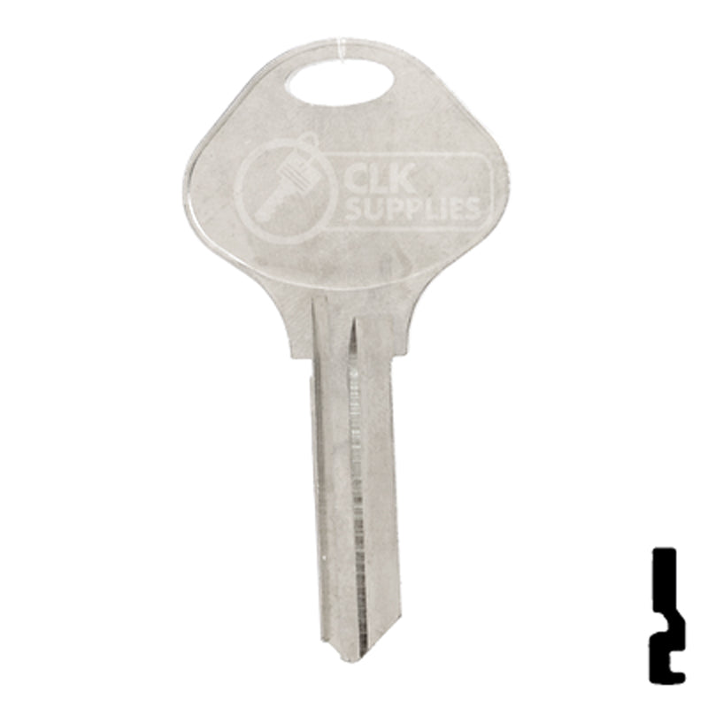 Uncut Key Blank | Yale | 999K3 Office Furniture-Mailbox Key Ilco