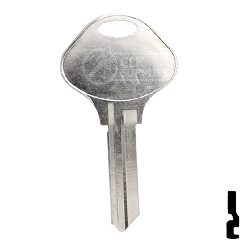 Uncut Key Blank | Yale | 999K3 Office Furniture-Mailbox Key Ilco