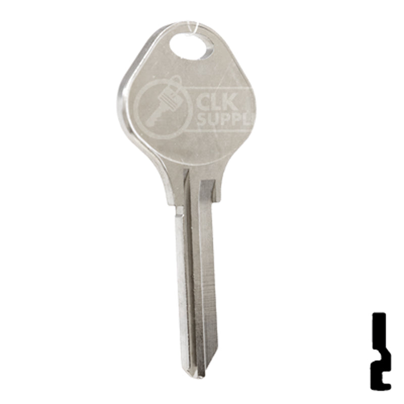 Uncut Key Blank | Yale | 999K3 Office Furniture-Mailbox Key Ilco