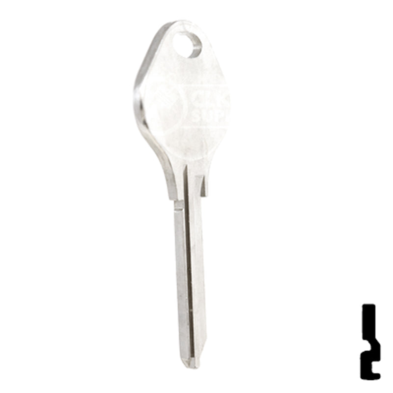 Uncut Key Blank | Yale | 999K3 Office Furniture-Mailbox Key Ilco