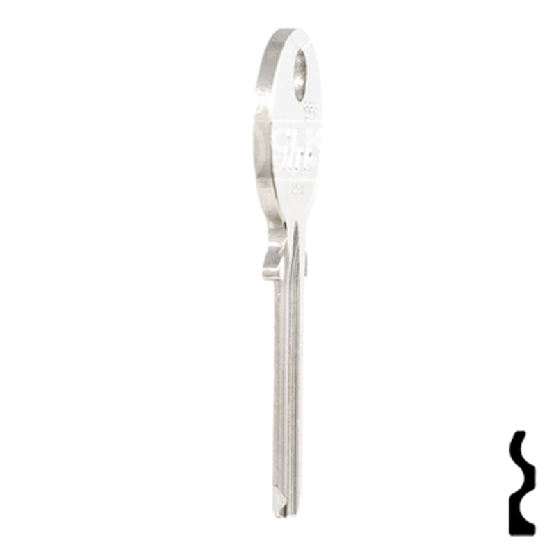 Uncut Key Blank | Yale | 999U Office Furniture-Mailbox Key Ilco