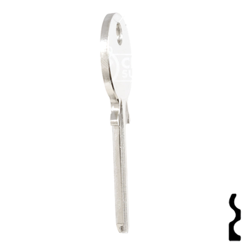 Uncut Key Blank | Yale | 999U Office Furniture-Mailbox Key Ilco
