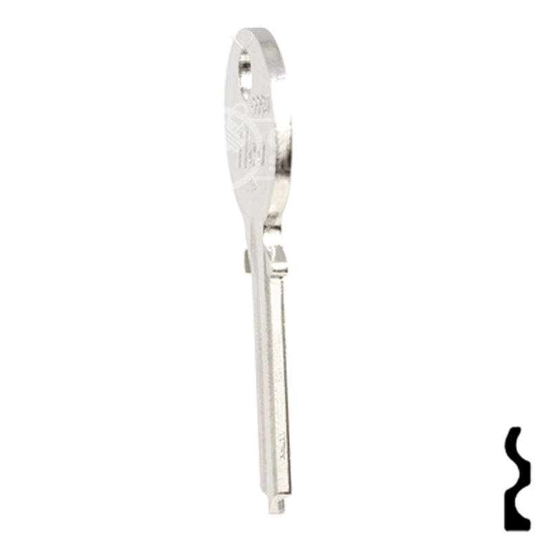 Uncut Key Blank | Yale | 999U Office Furniture-Mailbox Key Ilco