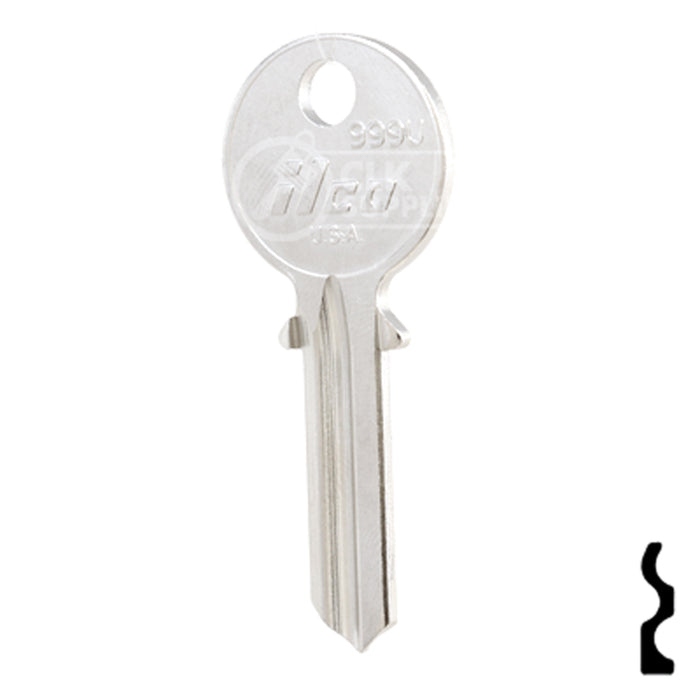 Uncut Key Blank | Yale | 999U Office Furniture-Mailbox Key Ilco