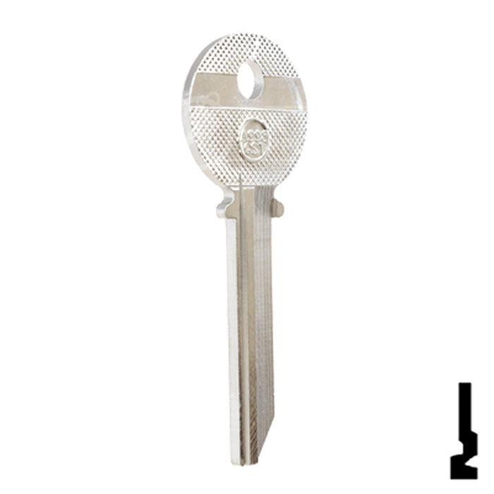 Uncut Key Blank | Yale | A998GST Office Furniture-Mailbox Key Ilco