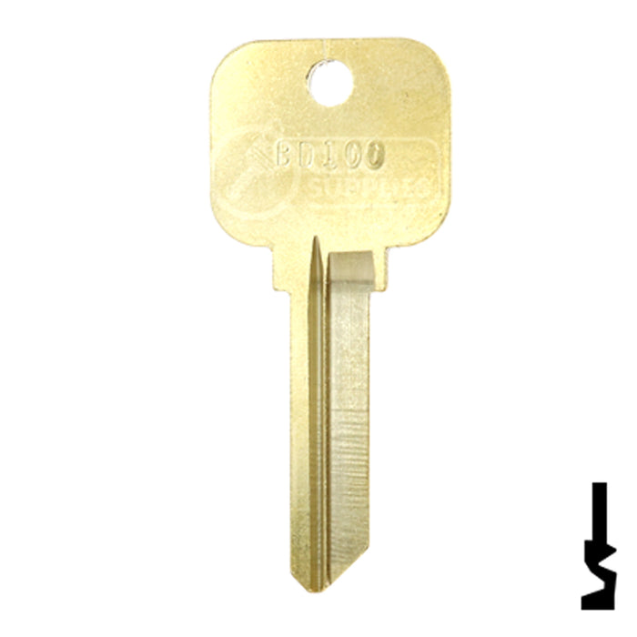 Uncut Key Blank | Yale | BD100 Office Furniture-Mailbox Key Framon Manufacturing Company, Inc