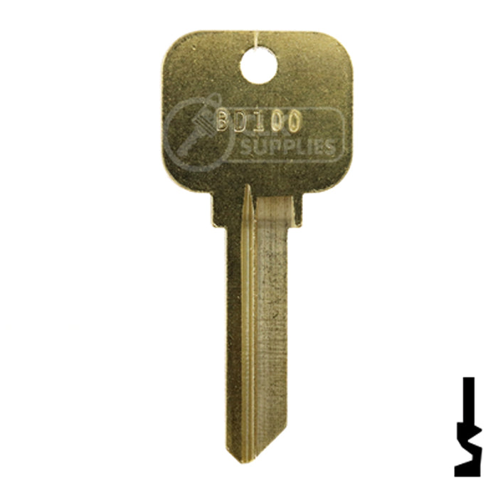 Uncut Key Blank | Yale | BD100 Office Furniture-Mailbox Key Framon Manufacturing Company, Inc