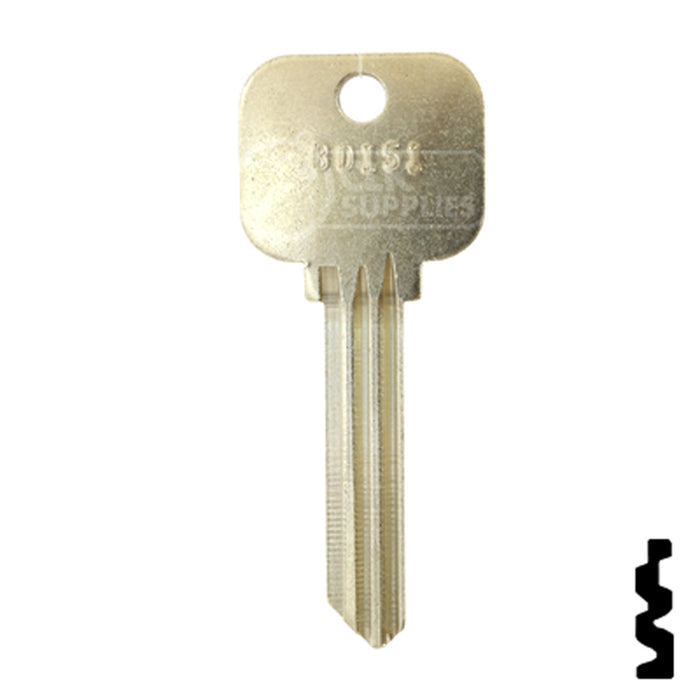 Uncut Key Blank | Yale | BD151 Office Furniture-Mailbox Key Framon Manufacturing Company, Inc