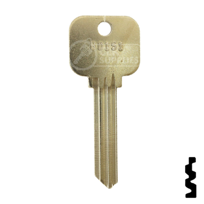 Uncut Key Blank | Yale | BD151 Office Furniture-Mailbox Key Framon Manufacturing Company, Inc