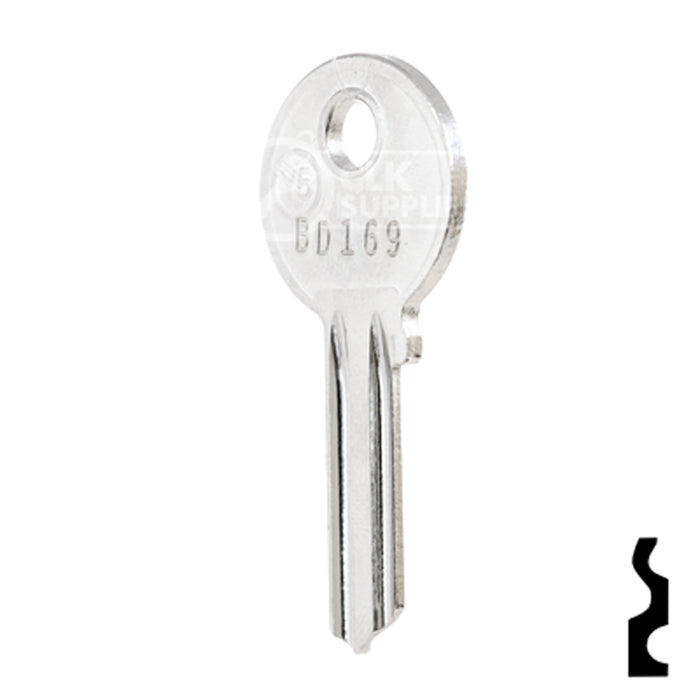 Uncut Key Blank | Yale | BD169 Office Furniture-Mailbox Key Framon Manufacturing Company, Inc