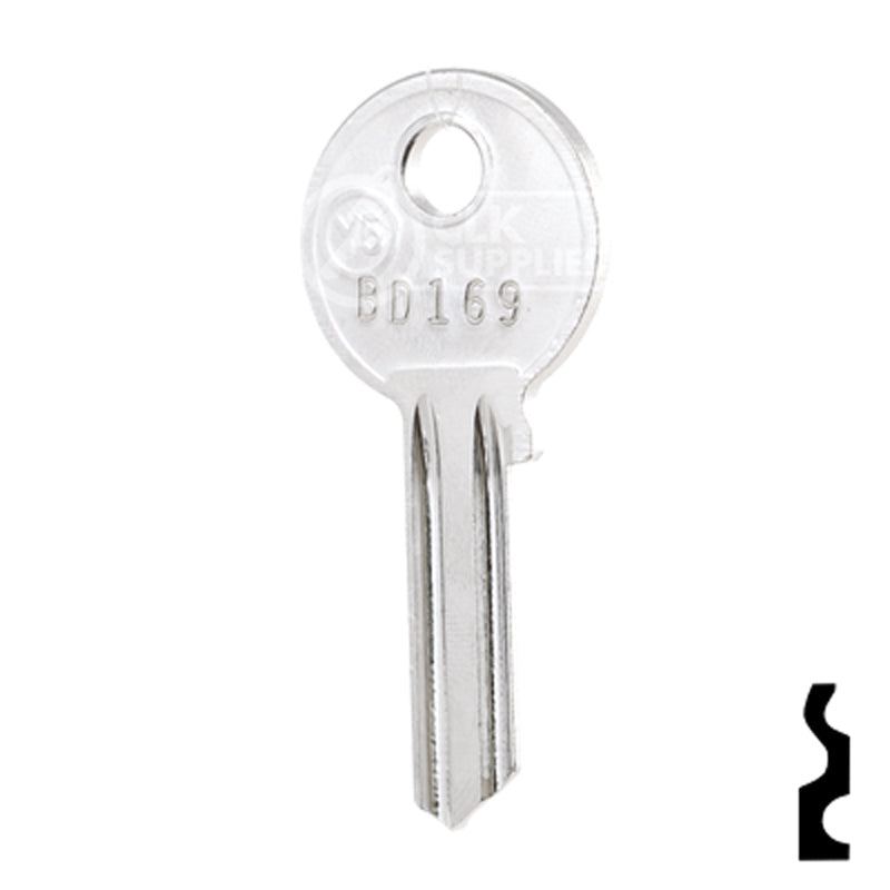 Uncut Key Blank | Yale | BD169 Office Furniture-Mailbox Key Framon Manufacturing Company, Inc