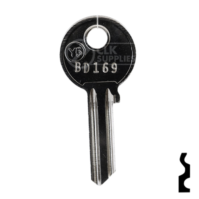 Uncut Key Blank | Yale | BD169 Office Furniture-Mailbox Key Framon Manufacturing Company, Inc