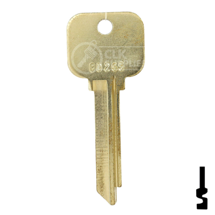 Uncut Key Blank | Yale | BD265 Office Furniture-Mailbox Key Framon Manufacturing Company, Inc