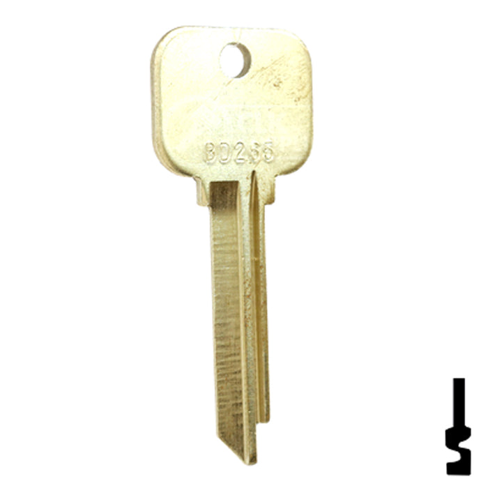 Uncut Key Blank | Yale | BD265 Office Furniture-Mailbox Key Framon Manufacturing Company, Inc