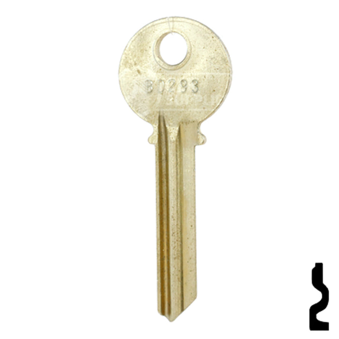 Uncut Key Blank | Yale | BD293 Office Furniture-Mailbox Key Framon Manufacturing Company, Inc