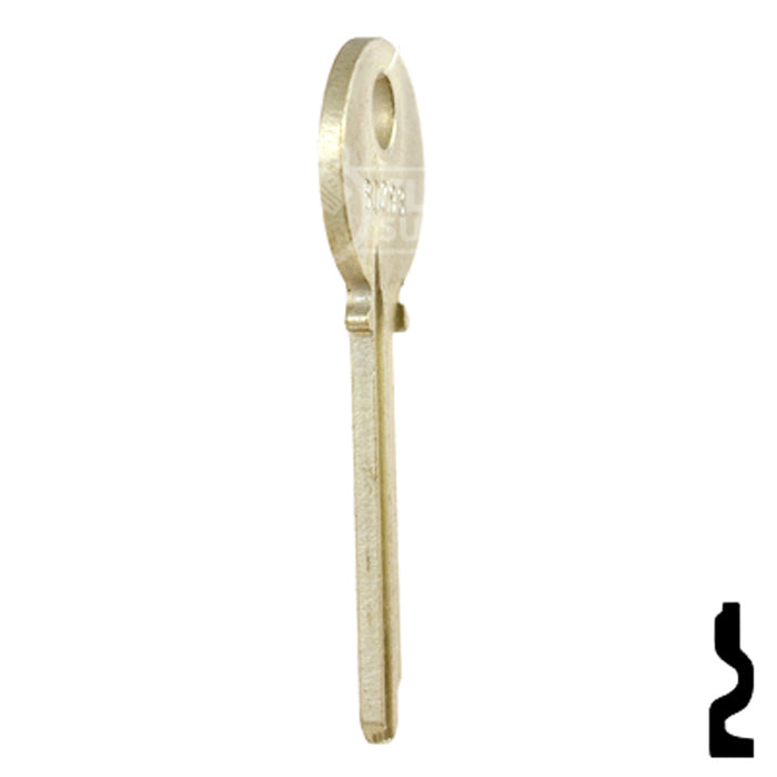 Uncut Key Blank | Yale | BD293 Office Furniture-Mailbox Key Framon Manufacturing Company, Inc