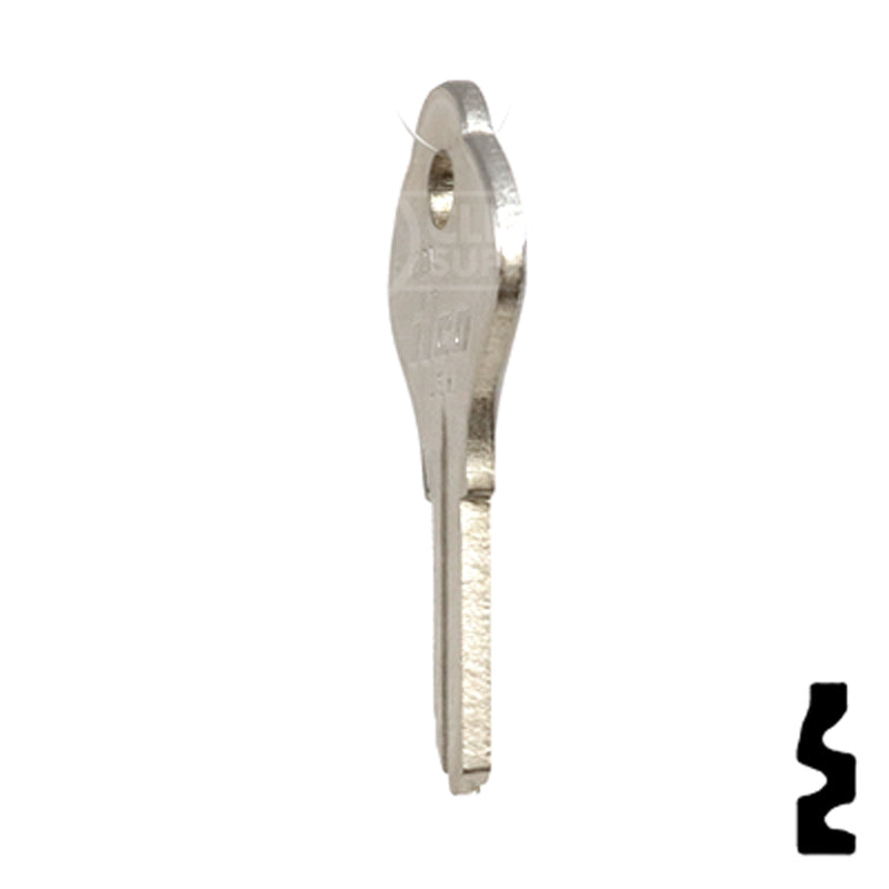 Uncut Key Blank | Yale | F1122A Office Furniture-Mailbox Key Ilco
