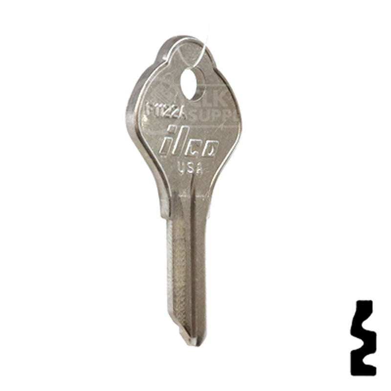 Uncut Key Blank | Yale | F1122A Office Furniture-Mailbox Key Ilco