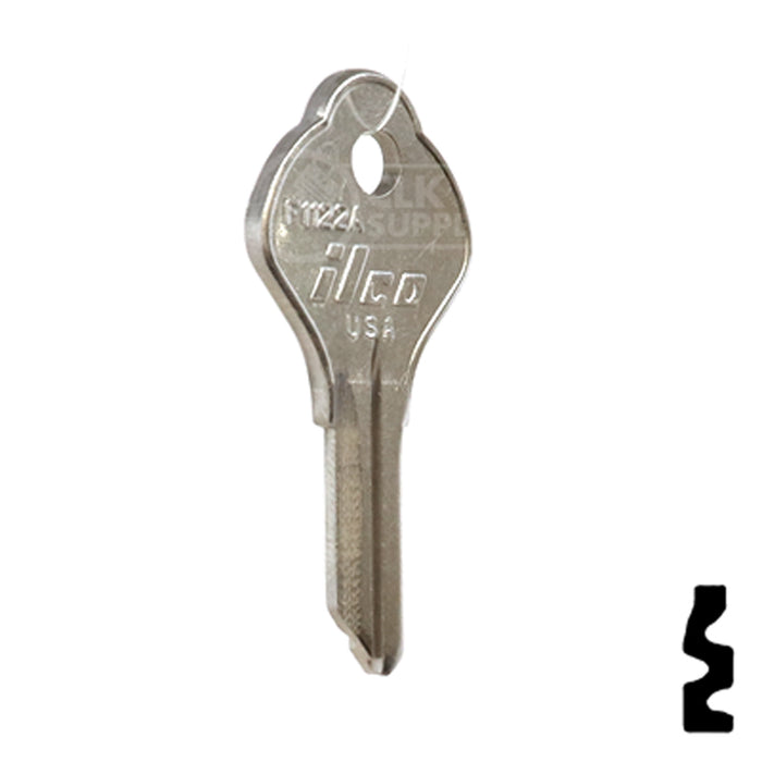 Uncut Key Blank | Yale | F1122A Office Furniture-Mailbox Key Ilco