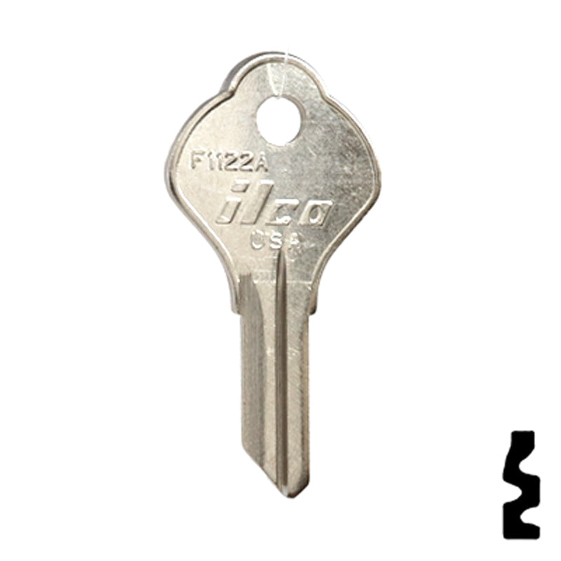 Uncut Key Blank | Yale | F1122A Office Furniture-Mailbox Key Ilco
