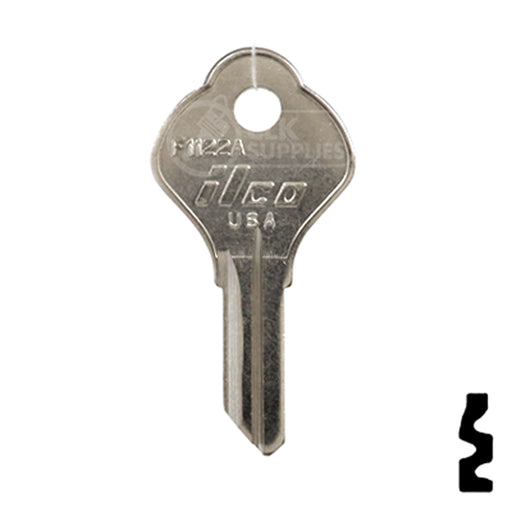 Uncut Key Blank | Yale | F1122A Office Furniture-Mailbox Key Ilco