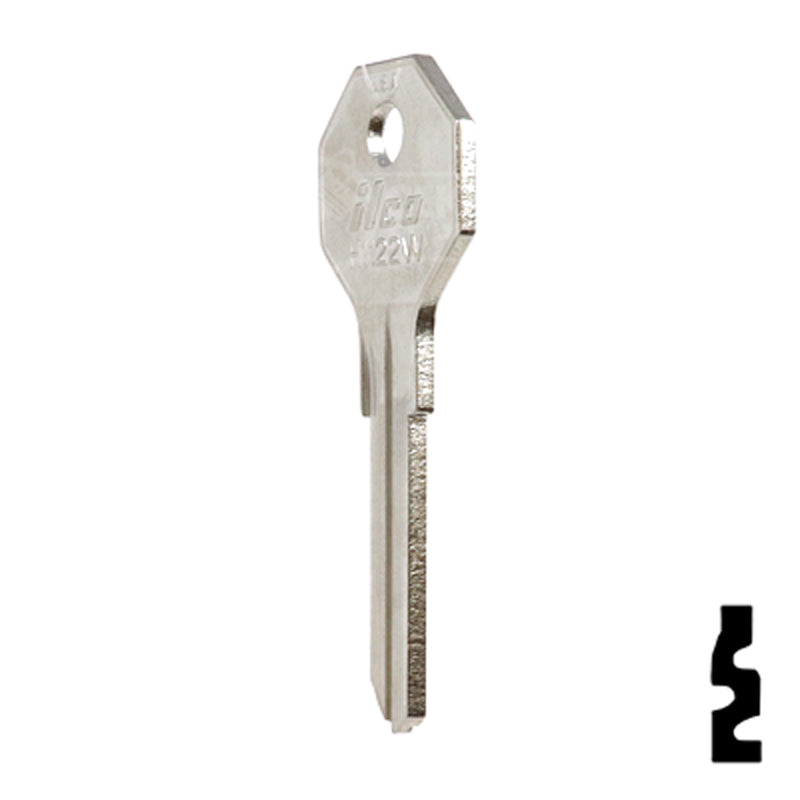 Uncut Key Blank | Yale | H1122W Office Furniture-Mailbox Key Ilco