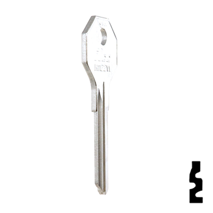 Uncut Key Blank | Yale | H1122W Office Furniture-Mailbox Key Ilco