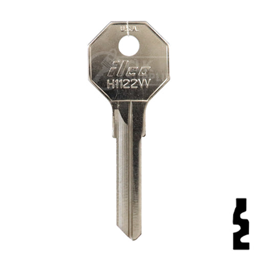 Uncut Key Blank | Yale | H1122W Office Furniture-Mailbox Key Ilco