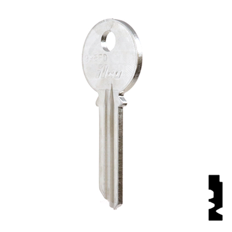 Uncut Key Blank | Yale | H1132 Office Furniture-Mailbox Key Ilco
