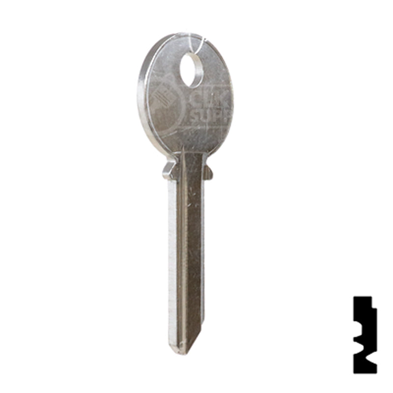 Uncut Key Blank | Yale | H1132 Office Furniture-Mailbox Key Ilco