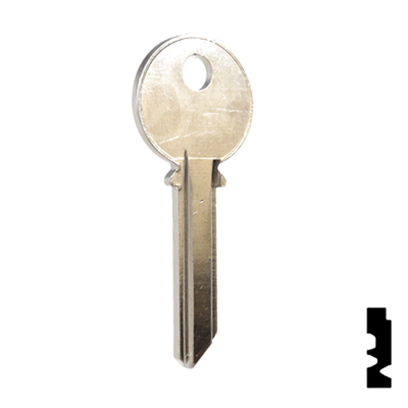 Uncut Key Blank | Yale | H1132 Office Furniture-Mailbox Key Ilco