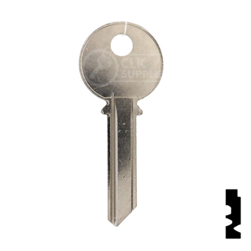 Uncut Key Blank | Yale | H1132 Office Furniture-Mailbox Key Ilco