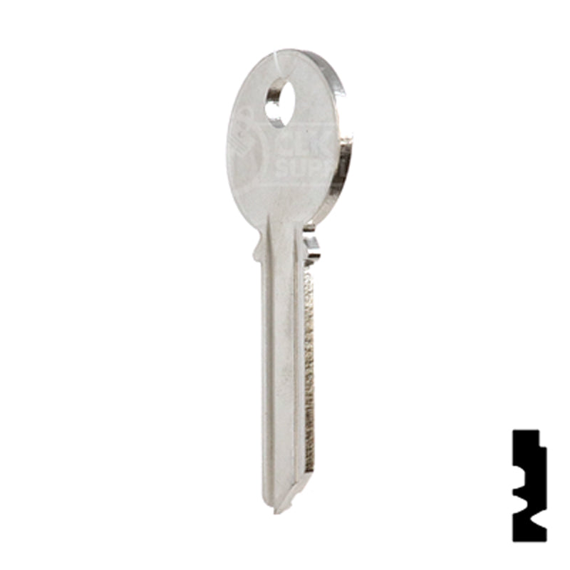 Uncut Key Blank | Yale | H1132 Office Furniture-Mailbox Key Ilco