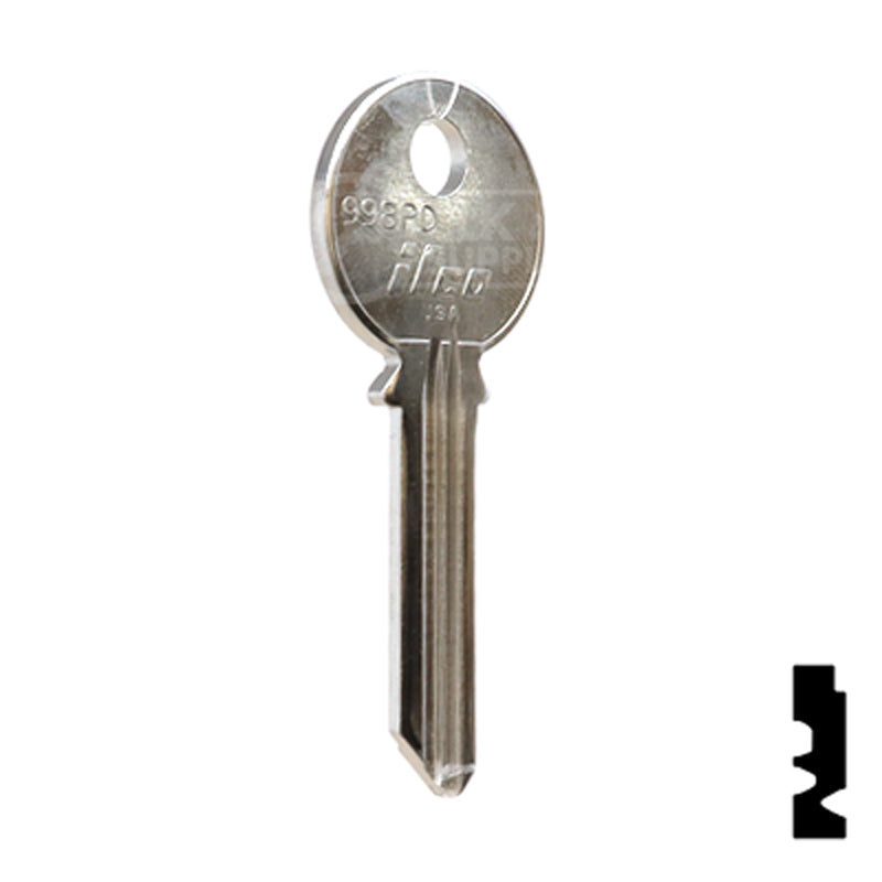 Uncut Key Blank | Yale | H1132 Office Furniture-Mailbox Key Ilco
