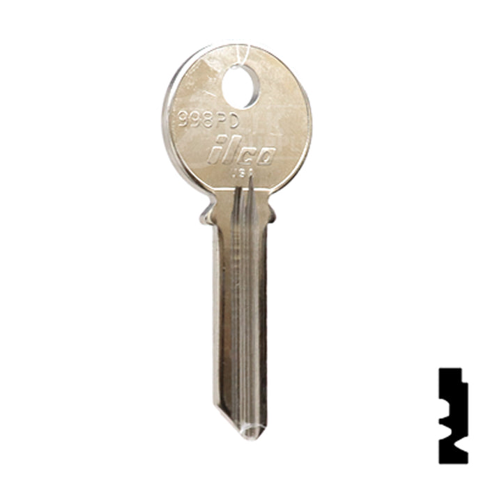 Uncut Key Blank | Yale | H1132 Office Furniture-Mailbox Key Ilco