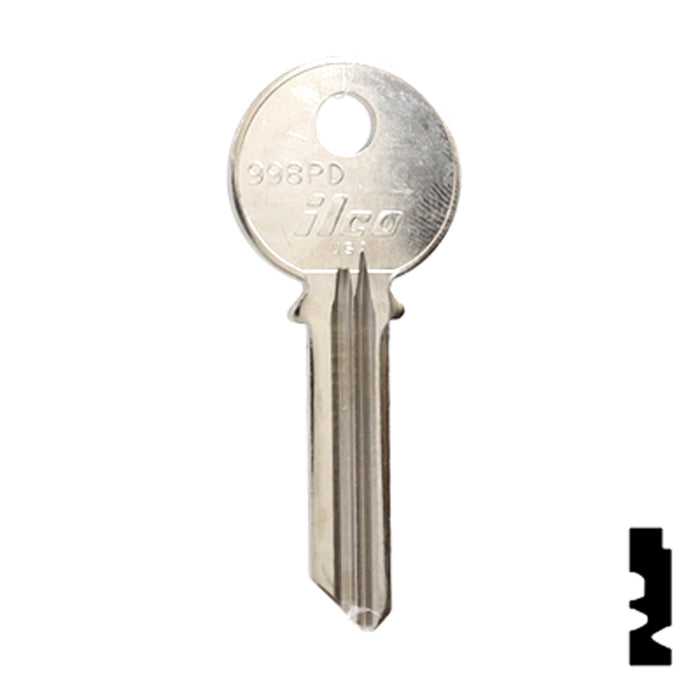 Uncut Key Blank | Yale | H1132 Office Furniture-Mailbox Key Ilco