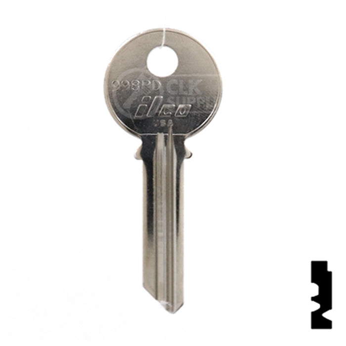 Uncut Key Blank | Yale | H1132 Office Furniture-Mailbox Key Ilco