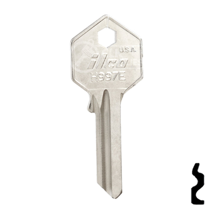 Uncut Key Blank | Yale | H997E Office Furniture-Mailbox Key Ilco