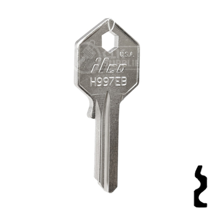 Uncut Key Blank | Yale | H997EB Office Furniture-Mailbox Key Ilco