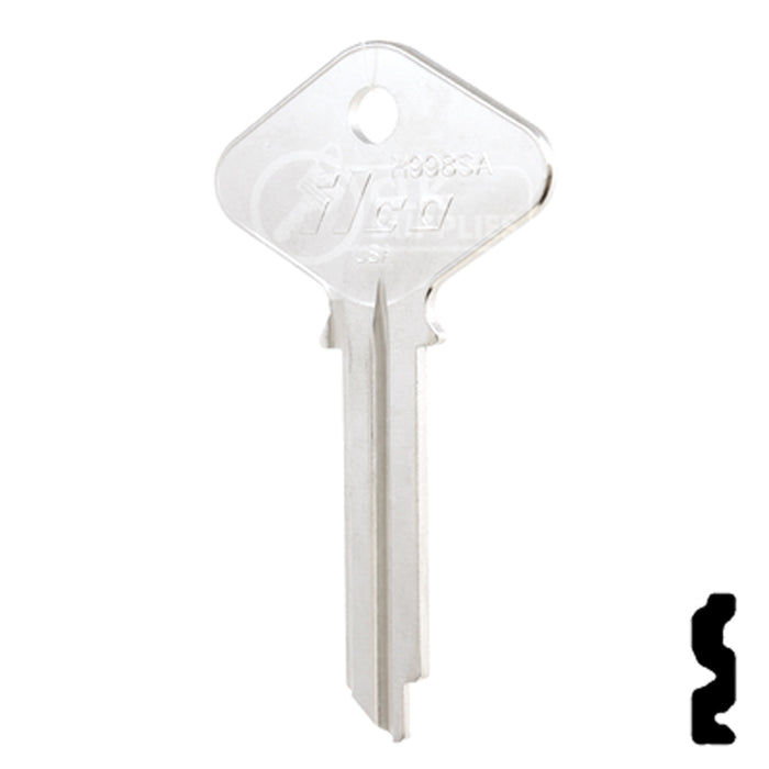 Uncut Key Blank | Yale | H998SA Office Furniture-Mailbox Key Ilco