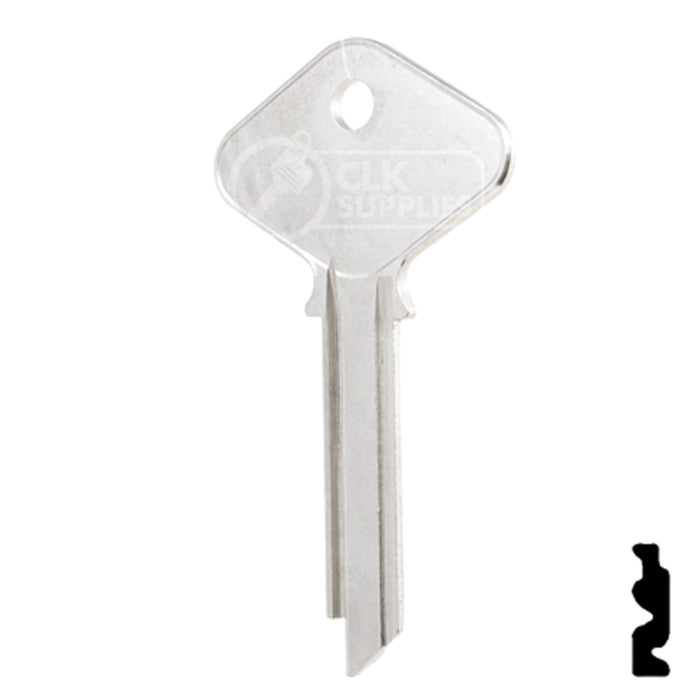 Uncut Key Blank | Yale | H998SB Office Furniture-Mailbox Key Ilco