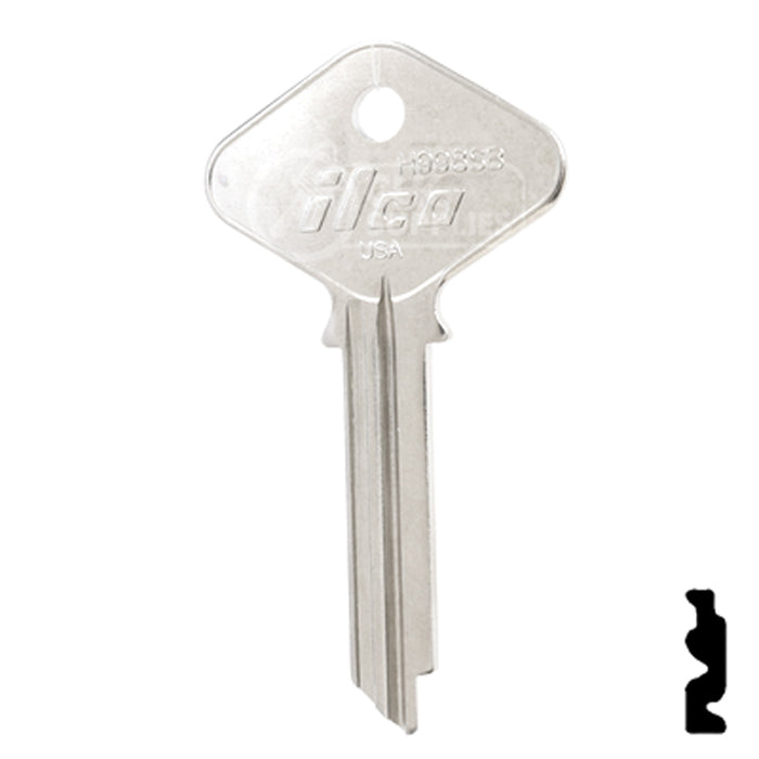 Uncut Key Blank | Yale | H998SB Office Furniture-Mailbox Key Ilco