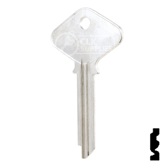 Uncut Key Blank | Yale | H998ZB Office Furniture-Mailbox Key Ilco