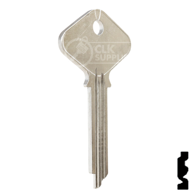 Uncut Key Blank | Yale | H998ZB Office Furniture-Mailbox Key Ilco