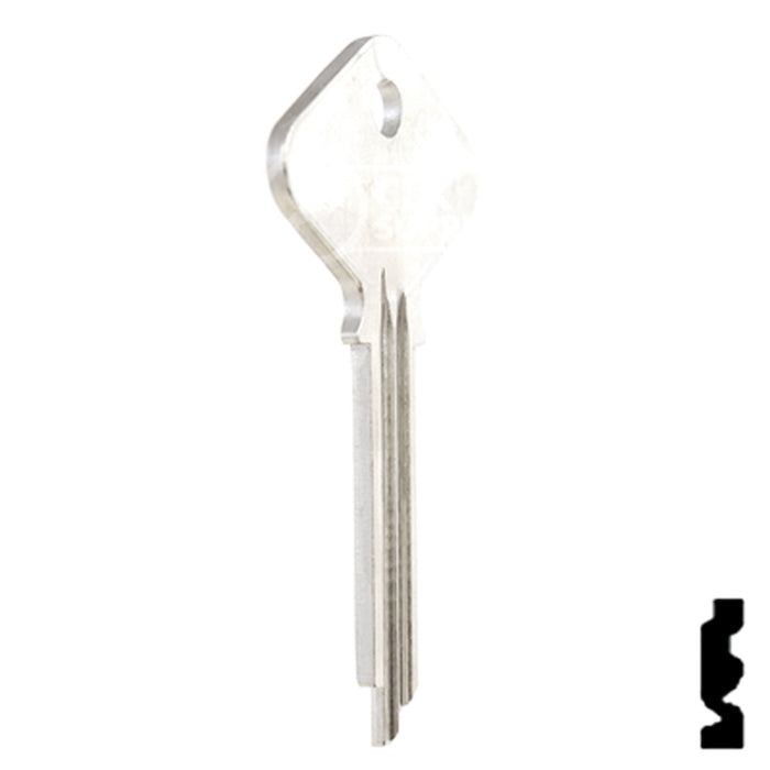 Uncut Key Blank | Yale | H998ZB Office Furniture-Mailbox Key Ilco