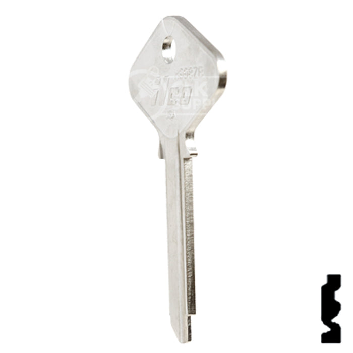 Uncut Key Blank | Yale | H998ZB Office Furniture-Mailbox Key Ilco