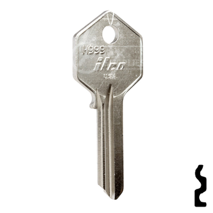 Uncut Key Blank | Yale | H999 Office Furniture-Mailbox Key Ilco