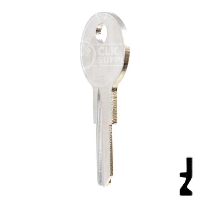 Uncut Key Blank | Yale, Hudson | 01122B, Y103 Office Furniture-Mailbox Key Ilco