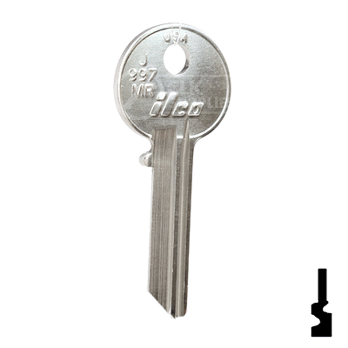 Uncut Key Blank | Yale | J997MR Office Furniture-Mailbox Key Ilco