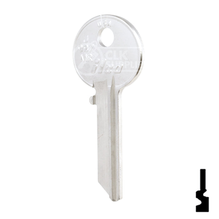 Uncut Key Blank | Yale | J997MR Office Furniture-Mailbox Key Ilco